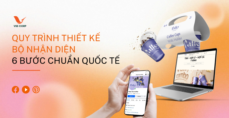 Quy trình thiết kế bộ nhận diện thương hiệu: 6 Bước chuẩn Quốc tế