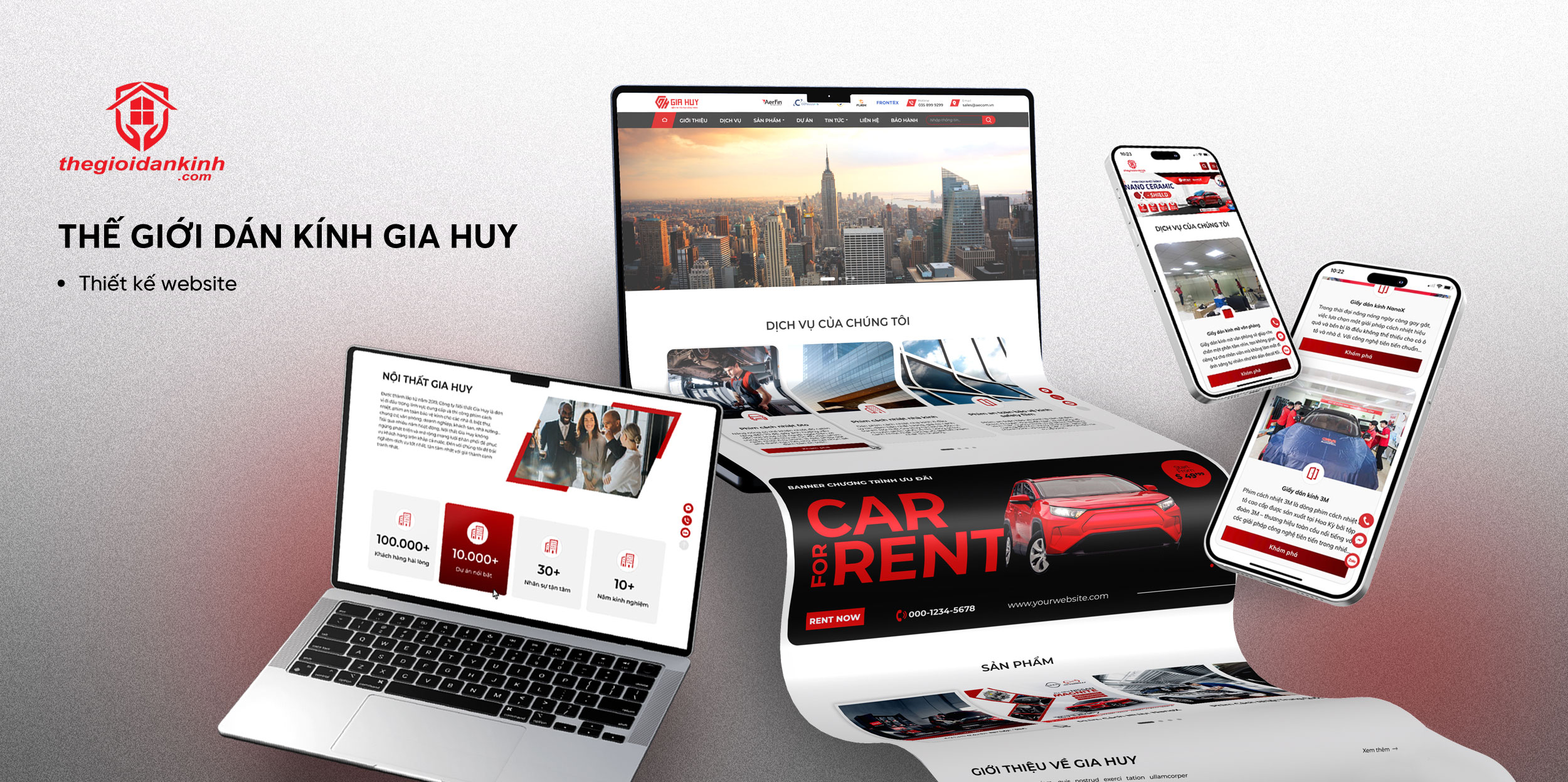 Thế giới dán kính Gia Huy